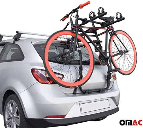 OMAC 3 מתלה אופניים עבור פולקסווגן טוארג II 7P 2010-2013 שחור | מטען רכב הרכבה על אופניים מנשא